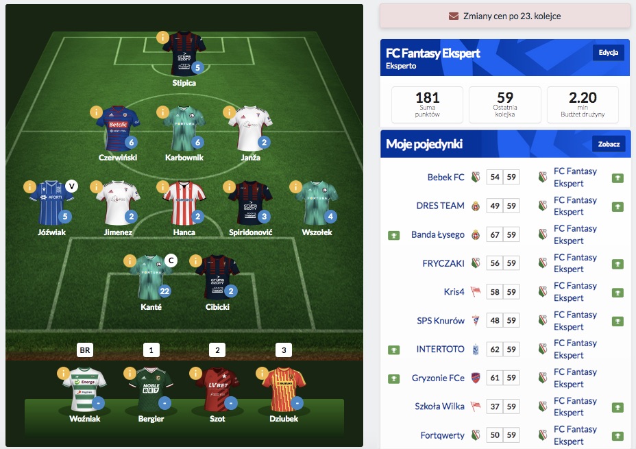Fantasy Ekspert znowu nadaje (23.4)
