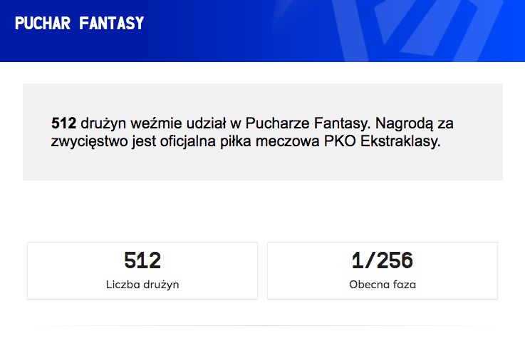 Rusza PUCHAR FANTASY