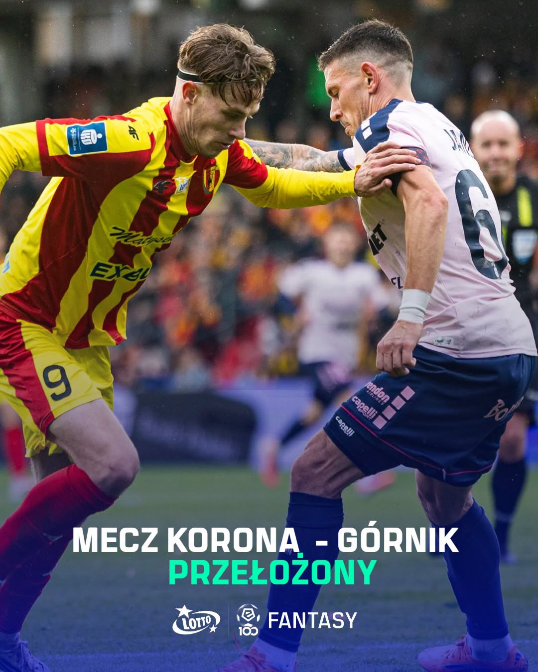 Mecz Korony z Górnikiem przełożony