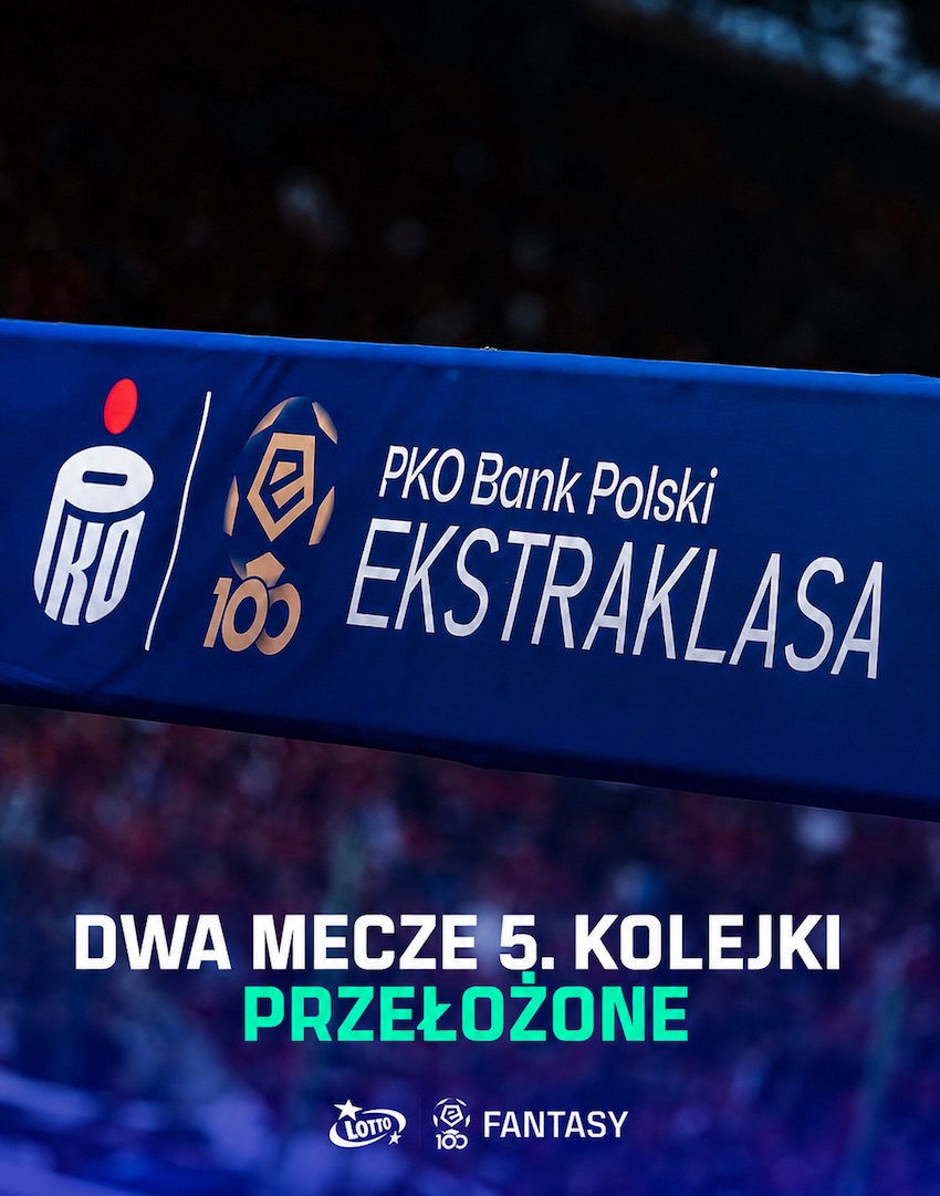 Dwa mecze 5. kolejki przełożone